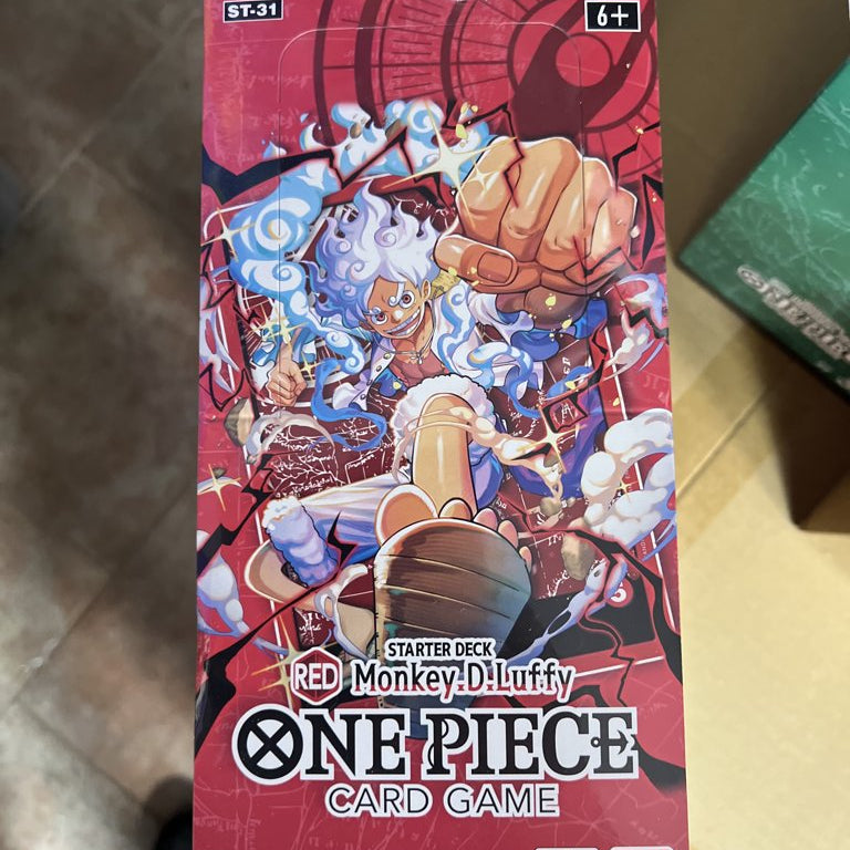 One Piece Card Game Starter Deck ST-31: Monkey D. Luffy (Red), sealed box