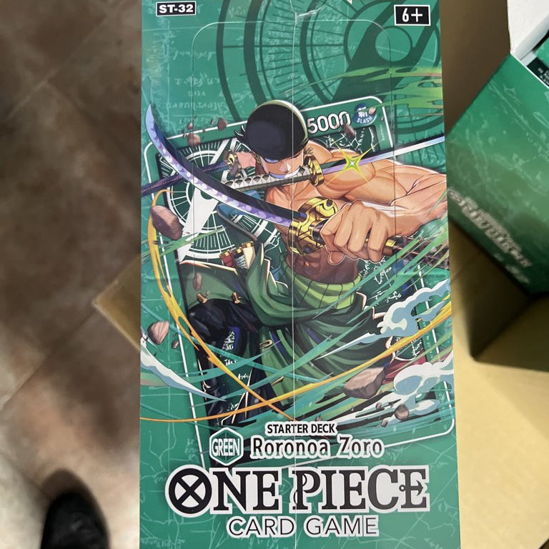 One Piece Card Game Starter Deck ST-32: Roronoa Zoro (Green), sealed box