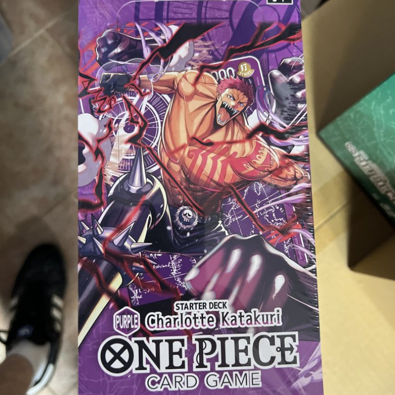 One Piece Card Game Starter Deck ST-34: Charlotte Katakuri (Purple), sealed box
